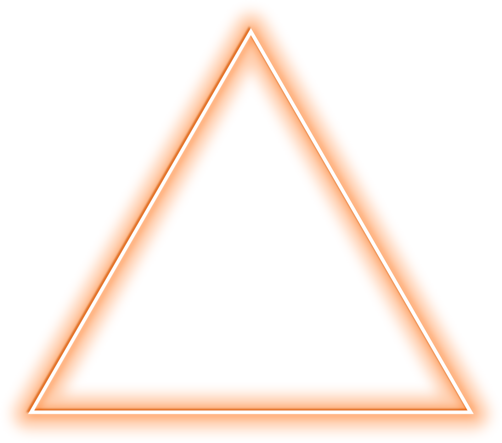 neon light triangle